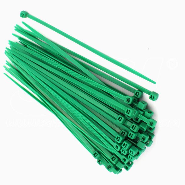 STI Fascette Nylon 100pz 200mm x 2.5mm Verdi Cablaggio Stringicavo Fermacavo Giardino garage officina casa auto ufficio