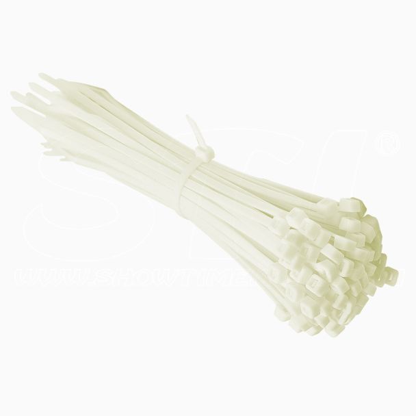 STI Fascette Nylon 100pz 300mm x 3.6mm Bianche Cablaggio Stringicavo Fermacavo Giardino garage officina casa auto ufficio