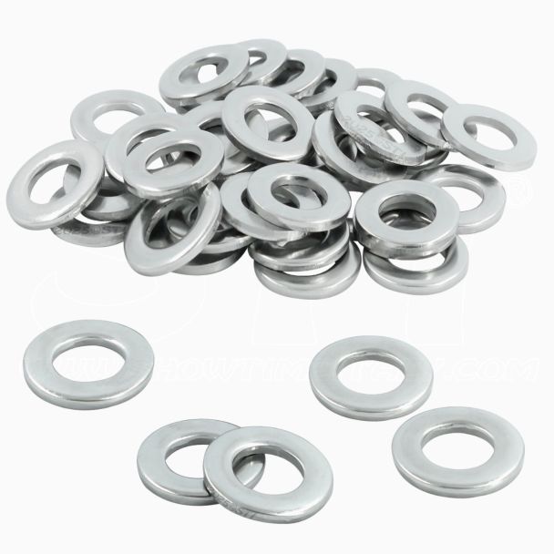 Rondella Piana acciaio inox A2 M5 DIN 125/A 50 pezzi diametro ext. 10mm