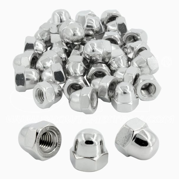 Dado Cieco Acciaio Inox A2 M6 DIN 1587 50 pezzi