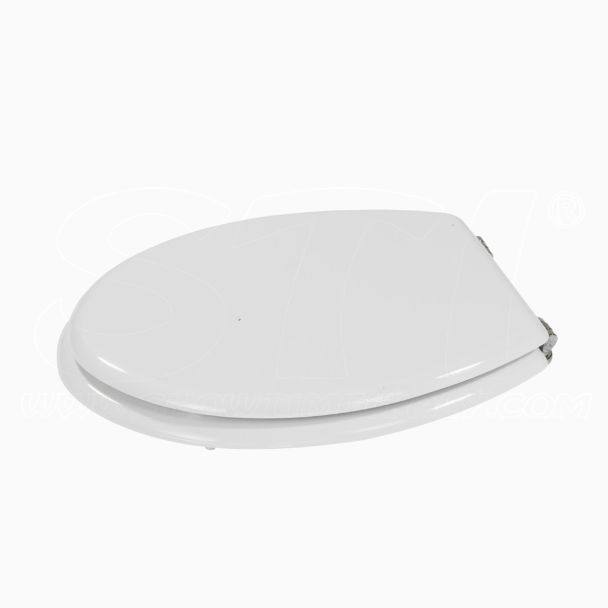  Coprivaso bagno sedile universale WC in Masonite MDF sanitari offerta Bianco