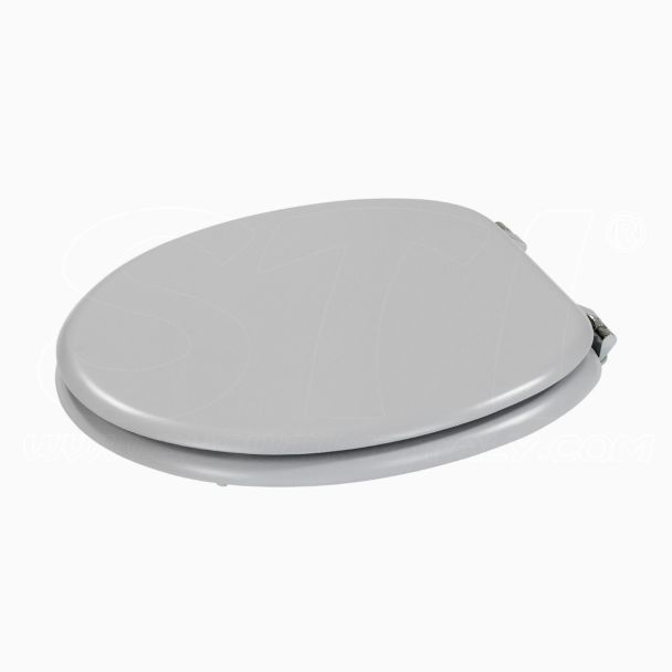 Coprivaso bagno sedile universale WC in Masonite MDF sanitari offerta Grigio Chiaro