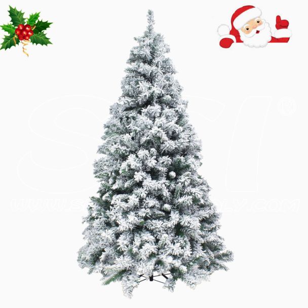 Árbol de Navidad Kettinson Nevado h 210cm