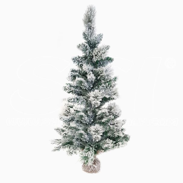 Árbol de Navidad Pinetto Nevado del Norte 90 cm Pequeño muy bonito y realista