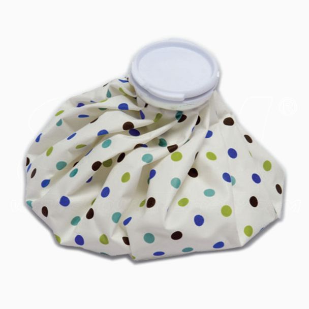 Bolsa Para Hielo Capacidad 2 LT Tela Sintética Color Lunares Coloridos