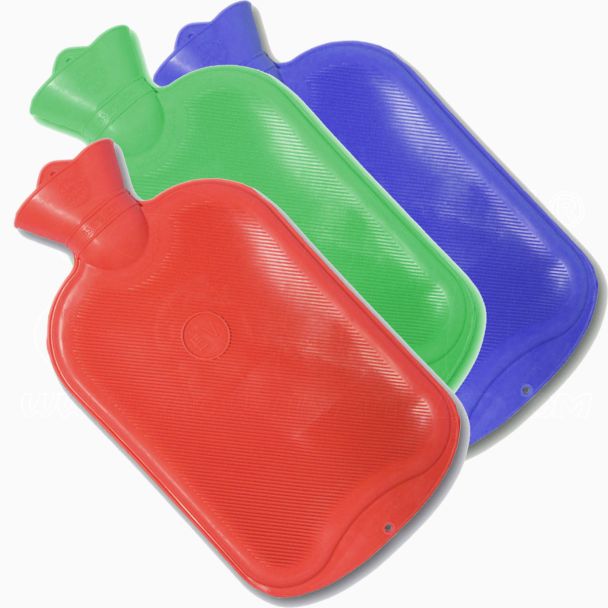 Bolsa de Agua Caliente Capacidad 1,5 LT Tejido 100% Goma Varios Colores