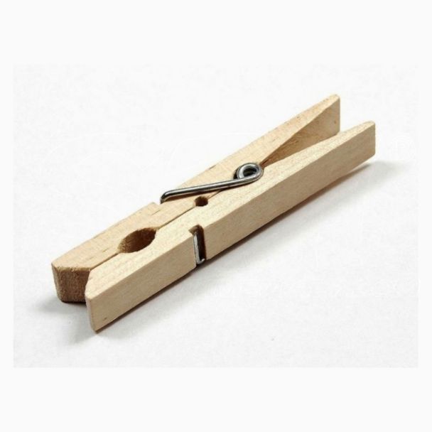 Pinzas Nasini en Madera gigantes 20 piezas