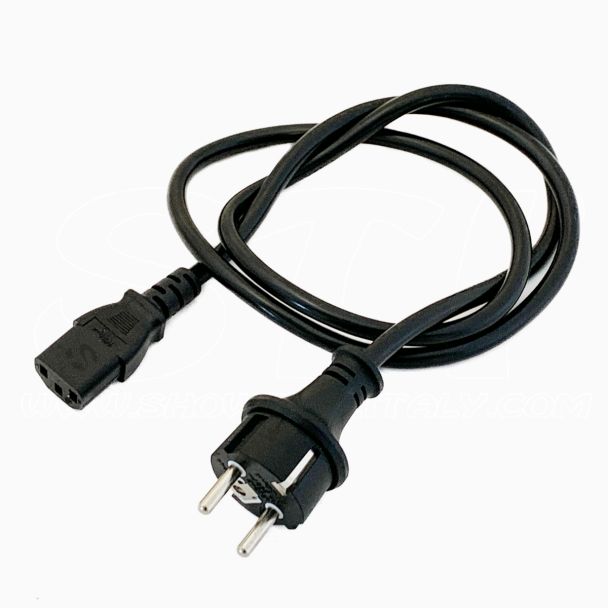 Cable de Alimentación Profesional PC SERVIDOR C13-SCHUKO 1,2mt 16A 3x1,5mmq
