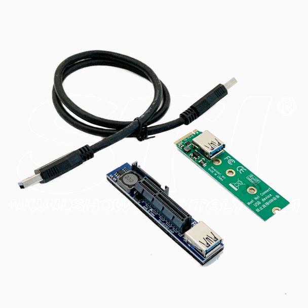 Adaptador de M.2 a PCIE 4x 1 Ranura Minería GPU M2 PCI-E
