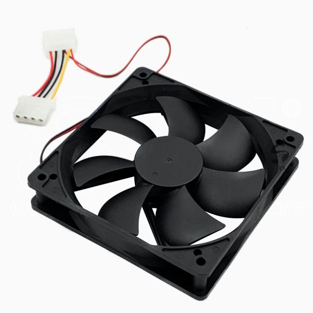 Ventilador 120mm 12v 0.16A 2W conexión Molex Alta potencia