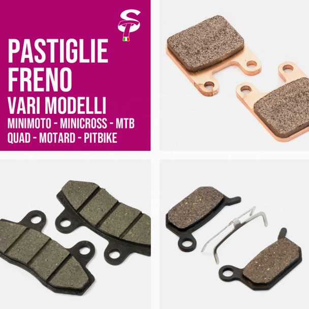 Pastillas de Freno para Minimoto Pitbike Quad Minicross Motard MTB Varias Tipologías