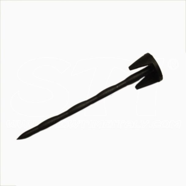 Clavo Sujeta Lona o Red 11cm en plástico con aletas conf. 200 pzs Negro