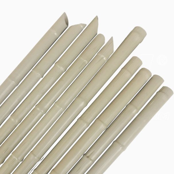 Bastones Tutor PVC 10 ud reutilizables para soporte de hortalizas tomates h.150 cm