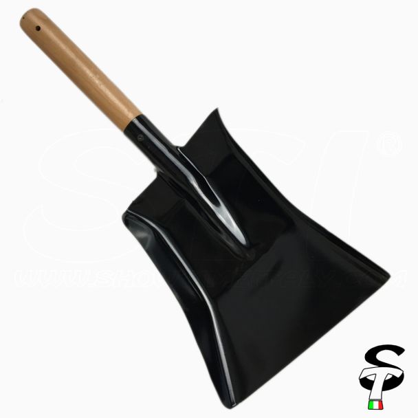 Pala Recoge Cenizas de Hierro Forjado con Mango de Madera