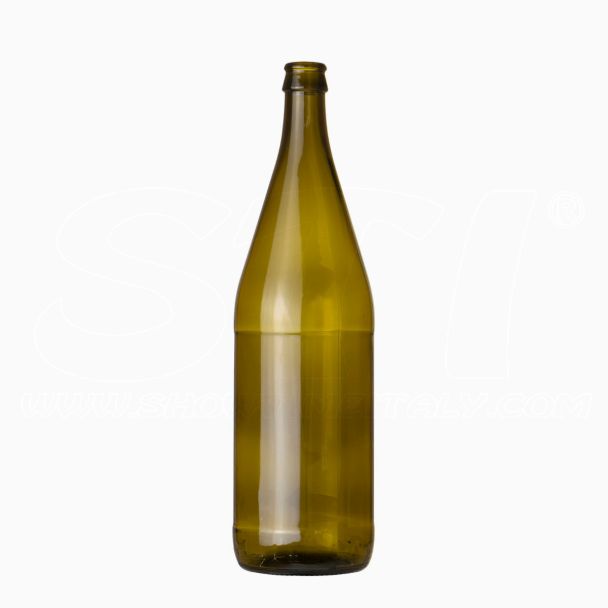 Bottiglia Acqua e Vino tipo Vichy 1000ml Vetro Verde Italia STI