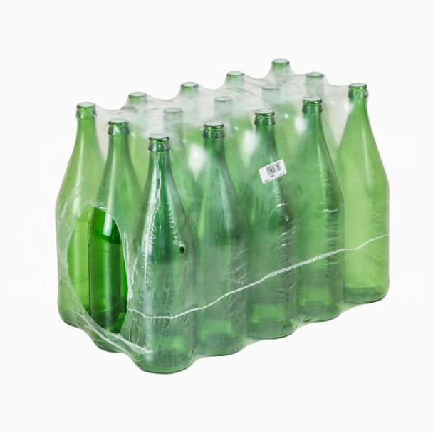 Offerta 15 pezzi Bottiglia Acqua e Vino tipo Vichy 1000ml Vetro Verde Italia STI
