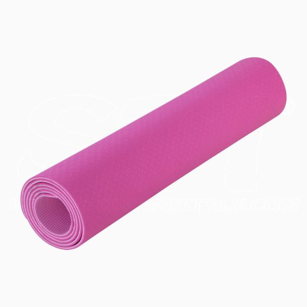 Tappetino Yoga 61x183x0.6cm Rosa / Fucsia Benessere Fitness