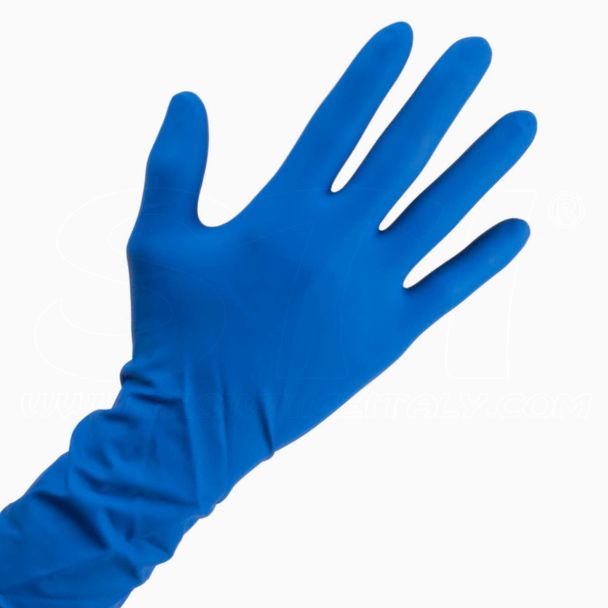 Los guantes de látex médico pesado HI-RIESGO 50 unidades de alto riesgo