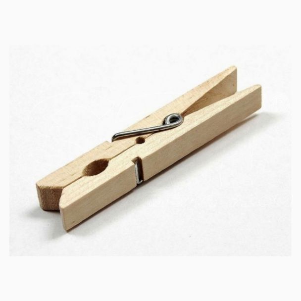 Clothespins Nasini in giant wood 20 pieces