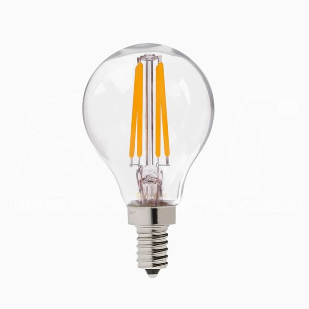 Lampadine LED E14 4W 4000K altissima qualità Sfera Mini Bulbo Vintage 