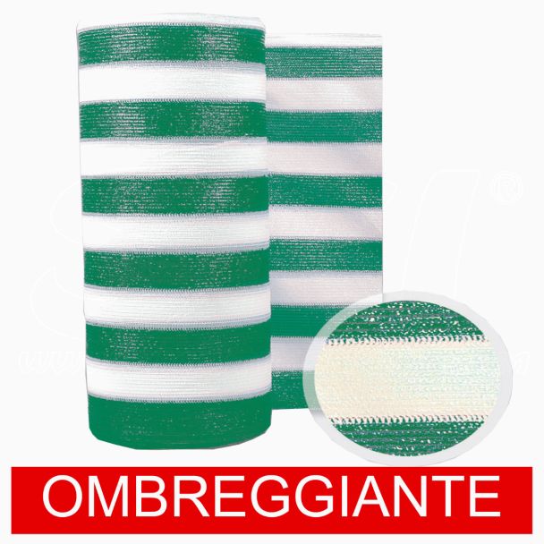 Réseau Barre Telo Ombre blanc / ombrage vert clôture frangivista de 85gr 50mt