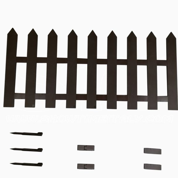 clôture de clôture à clôture en plastique brun 150X55