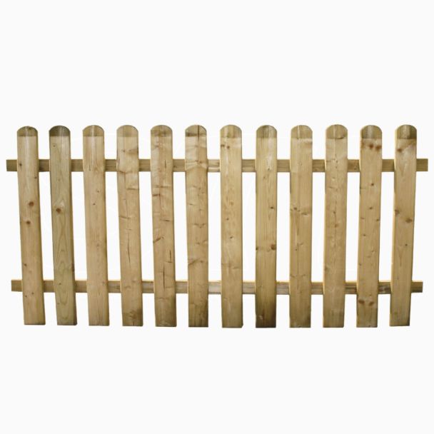 Staccionata per recinto steccato in legno impregnato 80x180 cm Europa